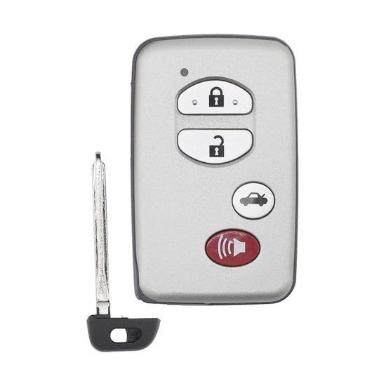 New-KeyDiy-KD-Toyota-Universal-Smart-Remote-Key-3+1-Buttons-With-Silver-Key-Shell-TDB03-4---Emirates-Keys