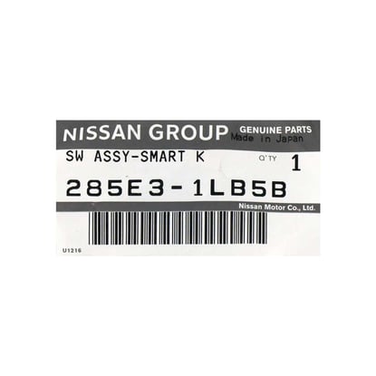 Nissan-Patrol-2022-Smart-Key-5-Buttons-433MHz-285E3-1LB5B-OEM