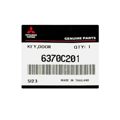 New-Mitsubishi-L200-2019-Genuine---OEM-Remote-Key-2-Buttons-433MHz-OEM-Part-Number:-6370C201---Emirates-Keys