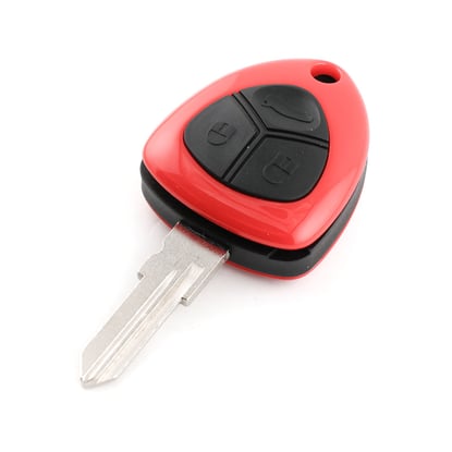 New-Aftermarket-Ferrari-Non-Flip-Remote-Key-Shell-3-Buttons-Normal-Blade-Red-Color-High-Quality-Best-Price---Emirates-Keys