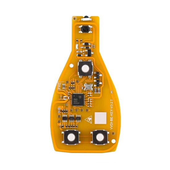 New-Xhorse-VVDI-MB-Mercedes-Benz-BGA-PCB-Yellow-Color-Version-4-Button-315---433MHz-XNBZT1GL-Type---Emirates-Keys