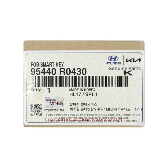 New-Kia-Carnival-2022-Genuine---OEM-Smart-Remote-Key-4+1-Buttons-433MHz-OEM-Part-Number:-95440-R0430---Emirates-Keys