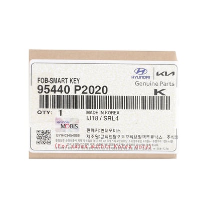 New-Kia-Genuine---OEM-Smart-Remote-Key-4+1-Buttons-433MHz-OEM-Part-Number:-95440-P2020---Emirates-Keys