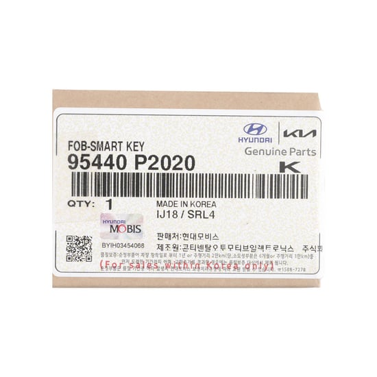 New-Kia-Genuine---OEM-Smart-Remote-Key-4+1-Buttons-433MHz-OEM-Part-Number:-95440-P2020---Emirates-Keys