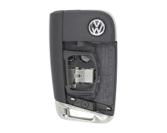 Volkswagen-VW-Golf-MQB-2015-Flip-Proximity-Remote-Key-3+1-Buttons-315MHz-OEM-Part-Number:-5G0-959-753-BE-Transponder-ID:-Megamos-Crypto-128-bits-AES---ID88