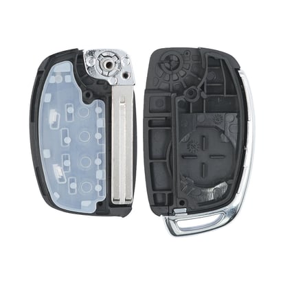 New-Aftermarket-Hyundai-Santa-Fe-2013-2015-Flip-Remote-Key-Shell-3+1-Buttons-TOY48-Blade-Blade-High-Quality-Best-Price---Emirates-Keys
