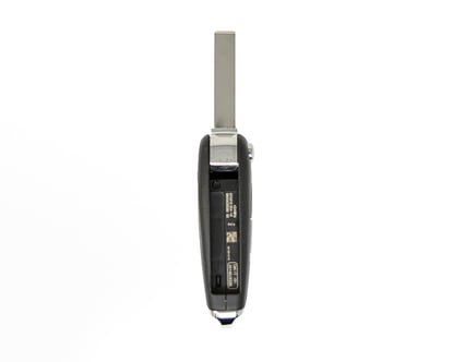 Picture of Peugeot Flip Remote Shell Chrome 3 Button with Battery Holder