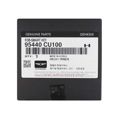 New-Hyundai-Genesis-GV60-2022-Genuine---OEM-Smart-Remote-Key-7+1-Buttons-433MHz-Black-Color-OEM-Part-Number:-95440-CU100---Emirates-Keys