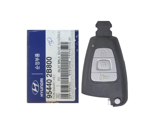 NEW-Hyundai-Santa-Fe-2008-Genuine-OEM-Smart-Remote-Key-3-Buttons-447MHz-95440-2B800-954402B800---FCCID:-SVI-SMKFKR00---Emirates-Keys