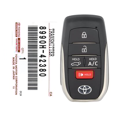 Brand-New-Toyota-Rav4-2021-Smart-Remote-Key-5-Buttons-315MHz-8990H-42380-8990H42380---FCCID:-HYQ14FBX---MK3