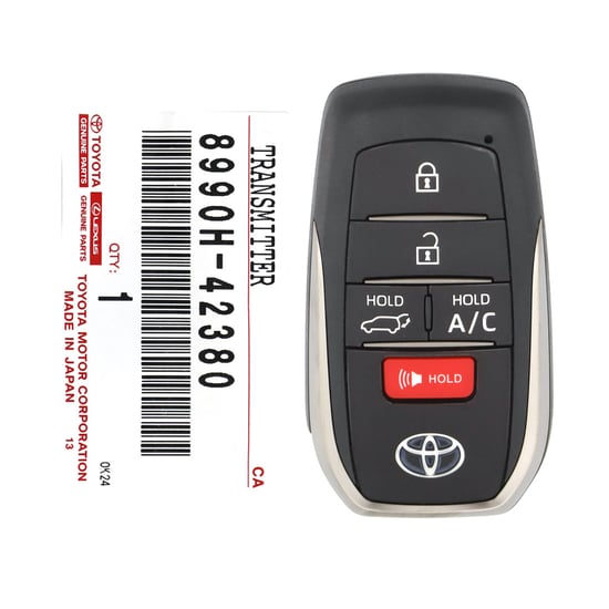 Brand-New-Toyota-Rav4-2021-Smart-Remote-Key-5-Buttons-315MHz-8990H-42380-8990H42380---FCCID:-HYQ14FBX---MK3