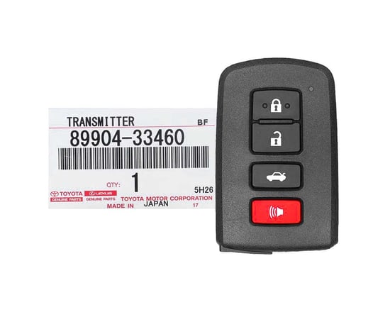 NEW-Toyota-Camry-Aurion-Avalon-Corolla-2014-2017-Genuine-OEM-Smart-Key-4-Buttons-433MHz-89904-33460---89904-12340---Emirates-Keys