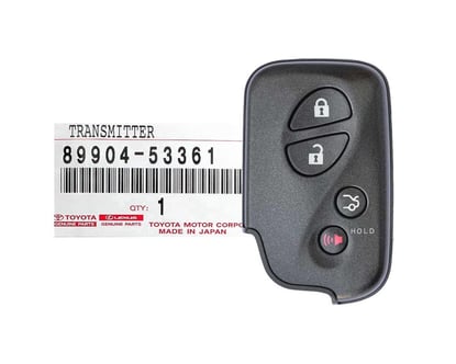 Brand-New-Lexus-ES-GS-2009-2012-Genuine-OEM-Smart-Key-4-Buttons-433MHz-ASK-89904-53361,-89904-53321,-89904-53322---FCCID:-14AAC---Emirates-Keys