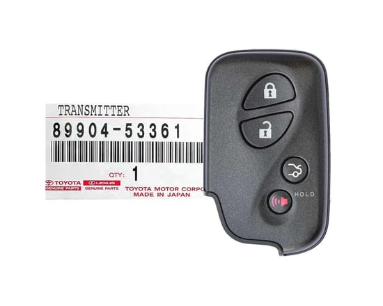 Brand-New-Lexus-ES-GS-2009-2012-Genuine-OEM-Smart-Key-4-Buttons-433MHz-ASK-89904-53361,-89904-53321,-89904-53322---FCCID:-14AAC---Emirates-Keys