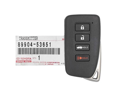 Brand-New-Lexus-IS-2014-2018-Genuine-OEM-Smart-Key-4-Buttons-315MHz-89904-53651-8990453651---FCCID:-HYQ14FBA---Emirates-Keys