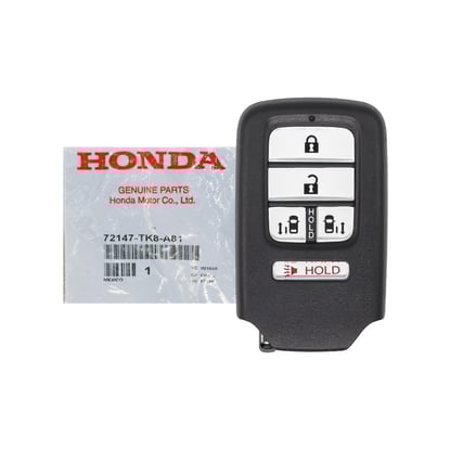 NEW-Honda-Odyssey-2014-2017-Genuine-OEM-Smart-Key-Remote-5-Buttons-315MHz-72147-TK8-A81---FCC-ID:-KR5V1X-OEM---Emirates-Keys