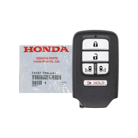 NEW-Honda-Odyssey-2014-2017-Genuine-OEM-Smart-Key-Remote-5-Buttons-315MHz-72147-TK8-A81---FCC-ID:-KR5V1X-OEM---Emirates-Keys