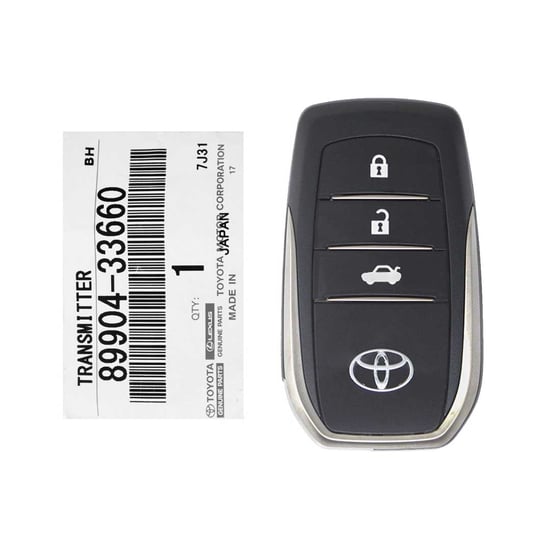 Toyota-Camry-2015-2018-Genuine-Smart-Key-Remote-433MHz-89904-33660-OEM