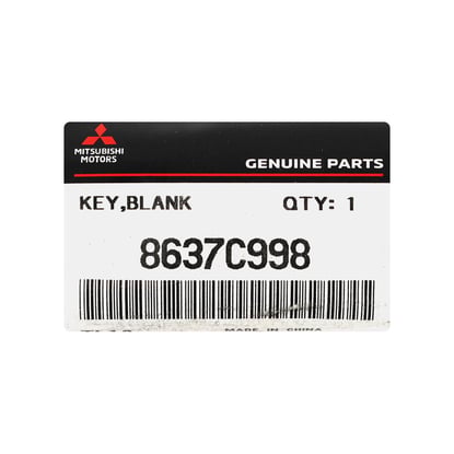 New-Mitsubishi-Mirage-2024-Genuine---OEM-Smart-Remote-Key-3+1-Buttons-315MHz-FSL-OEM-Part-Number:-8637C998---285E3W550P---Emirates-Keys