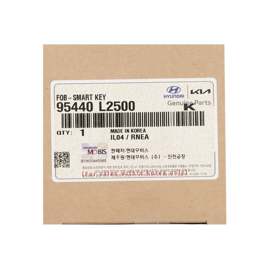 New-KIA-K5-2024-Genuine---OEM-Smart-Remote-Key-4+1-Buttons-433MHz-OEM-Part-Number:-95440-L2500-,-95440L2500---Emirates-Keys