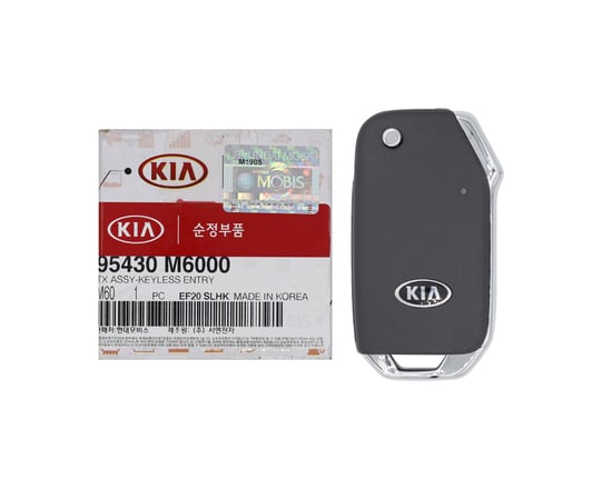 NEW-KIA-Forte-2019-2021-Genuine-OEM-Flip-Remote-Key-4-Buttons-433MHz-95430-M6000-95430M6000---FCCID:-CQOTD00660-OEM-Box---Emirates-Keys