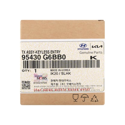 New-Kia-Picanto-2024-Genuine---OEM-Flip-Remote-Key-3-Buttons-433MHz-OEM-Part-Number:-95430-G6BB0-,-95430G6BB0---Emirates-Keys