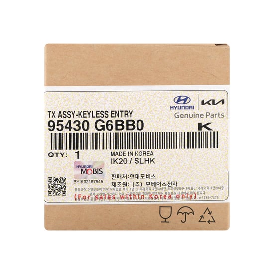 New-Kia-Picanto-2024-Genuine---OEM-Flip-Remote-Key-3-Buttons-433MHz-OEM-Part-Number:-95430-G6BB0-,-95430G6BB0---Emirates-Keys