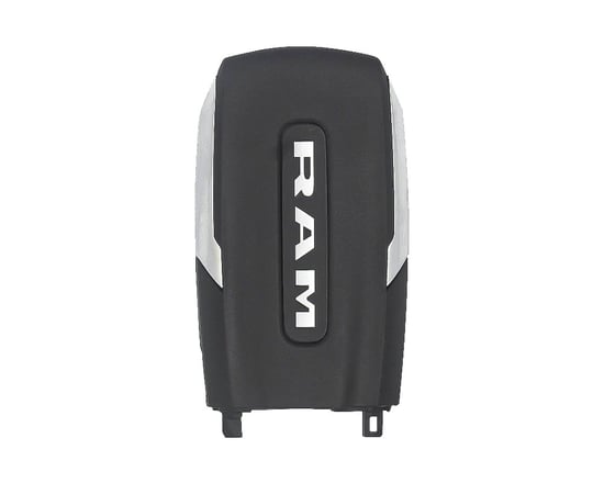 New-Dodge-RAM-2019-Genuine---OEM-Smart-Remote-Key-Chrome-Side-3-Buttons-433MHz-68575600AA,-68584151AA,-68291687AB,-68291687AC,-68291687AD,-68291687AE,-68442905AB---Emirates-Keys