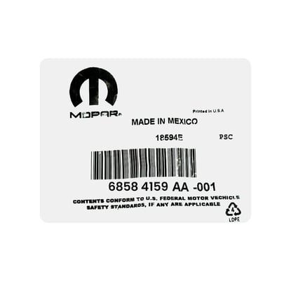 New-Dodge-RAM-2019-2023-Genuine-Smart-Remote-Key-3-Buttons-433MHz-OEM-Part-Number:-68584159AA,-Old-OEM-Part-Number:-68312804AB,-68312804AC,-68312804AD,-68312804AE,-68442913AB,-68575608AA---Emirates-Keys