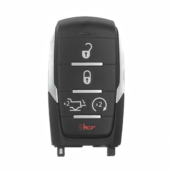 Dodge-RAM-Longhorn-2019-2024-Genuine-Smart-Remote-Key-5-Buttons-433MHz-68584157AA