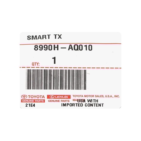 New-Toyota-Camry-2023-Genuine---OEM-Smart-Remote-Key-3+1-Buttons-314.35--312.11MHz-OEM-Part-Number:-8990H-AQ010,-8990HAQ010---Emirates-Keys