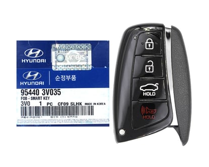 New-Hyundai-Azera-Grandeur-2012-Genuine-Smart-Key-Remote-4-Buttons-433MHz-95440-3V035-954403V035---FCCID:-SEKS-HG11AOB-OEM-Box---Emirates-Keys