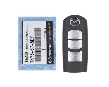 NEW-Mazda-CX-5-2017-2019-Genuine-OEM-Smart-Remote-Key-3-Buttons-433MHz-TKY6-67-5DY-TKY6675DY---FCCID:-SKE13E-01---Emirates-Keys
