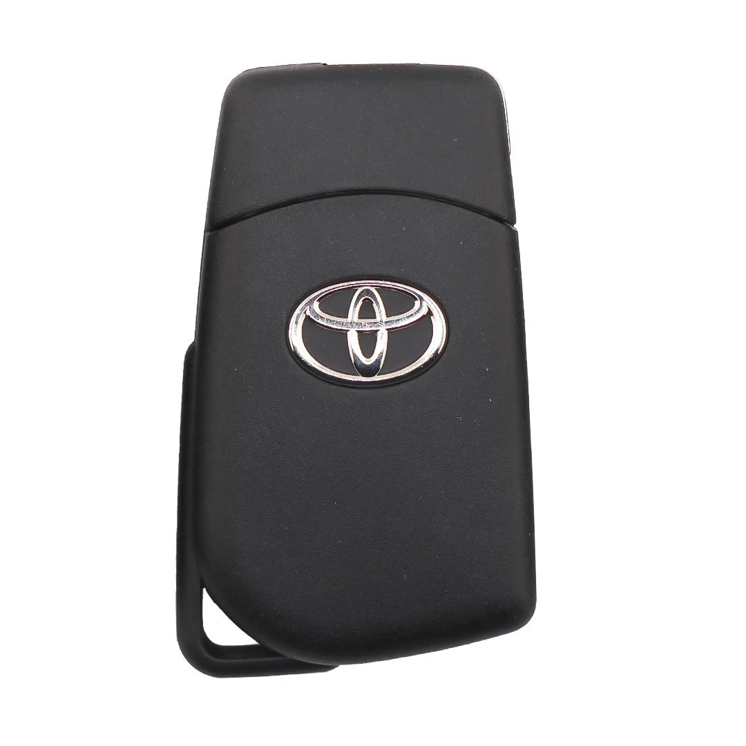 Used-Toyota-Yaris-2015-2020-Original-Flip-Remote-Key-2-Buttons-433.93MHz-ASK---A03TAA---OEM-Part-Number:-89070-0D330,-890700D330---Emirates-Keys