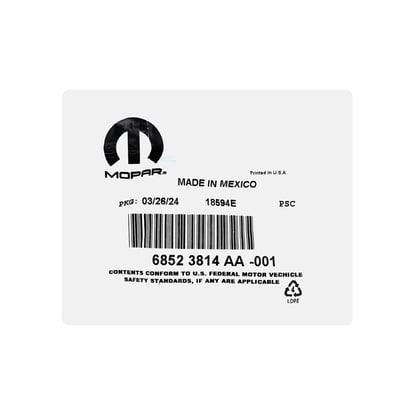 RAM-1500-2025-Genuine-Smart-Remote-Key-4+1-Buttons-433MHz-68523814AA