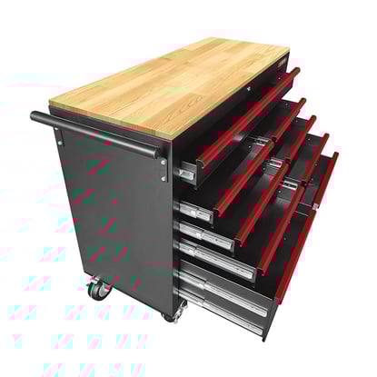 New-GATmatic-GEC905-Wood-Worktop-Tool-Cabinet-With-Heavy-duty-Casters-Is-Made-From-Strong-Steel-Which-Is-Covered-By-Powder-Coating-Finish---Emirates-Keys