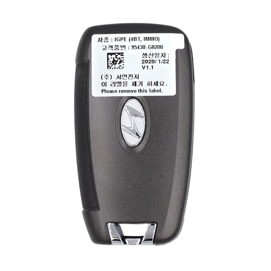 Hyundai-Grandeur-2021-Genuine---OEM-Flip-Remote-Key-3+1-Buttons-433MHz-OEM-Part-Number:-95430-G8200,-95430-G8200----Emirates-Keys