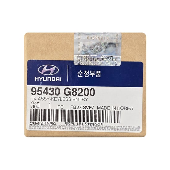 Hyundai-Grandeur-2021-Genuine---OEM-Flip-Remote-Key-3+1-Buttons-433MHz-OEM-Part-Number:-95430-G8200,-95430-G8200----Emirates-Keys