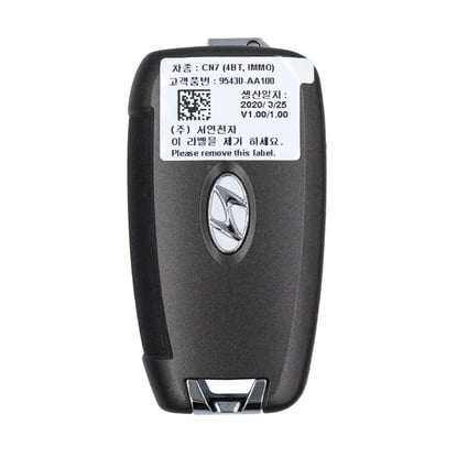 New-Hyundai-Elantra-2021-Genuine-OEM-Flip-Remote-Key-4-Buttons-433MHz-Manufacturer-Part-Number:-95430-AA100---Emirates-Keys
