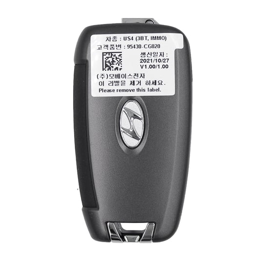 New-Hyundai-Staria-2022-Genuine---OEM-Flip-Remote-Key-3-Button-433MHz-OEM-Part-Number:-95430-CG020---FCC-ID:-RKE-4F40---Emirates-Keys