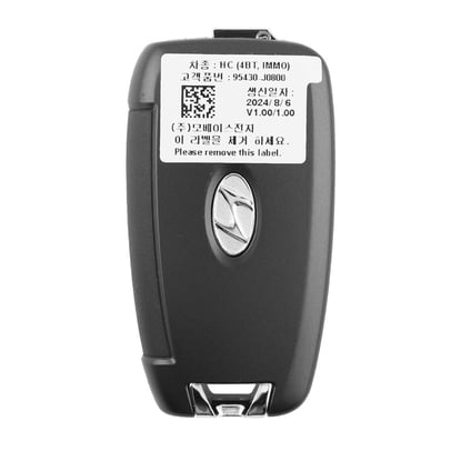 New-Hyundai-Accent-2022-Genuine---OEM-Flip-Remote-Key-3+1-Buttons-433MHz-OEM-Part-Number:-95430-J0800,-95430J0800---Emirates-Keys