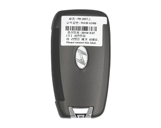 NEW-Hyundai-Elantra-GT-2017-2019-Genuine-OEM-Flip-Remote-Key-4-Buttons-433MHz-95430-G3100-95430G3100---FCCID:-OSLOKA-450T---MK3