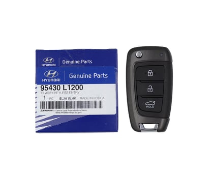 GENUINE-PARTS-Hyundai-Sonata-2020-Genuine-Flip-Remote-Key-3-Buttons-433MHz-95430-L1200,-Original-Remote-BUY-NOW