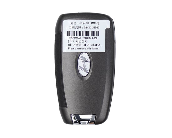 NEW-Hyundai-Veloster-2019-2020-Genuine-OEM-Flip-Remote-Key-4-Buttons-433MHz-95430-J3000-95430J3000---FCCID:-SY5IGRGE04---Emirates-Keys