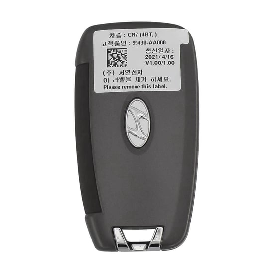 Brand-New-Hyundai-Elantra-2021-Genuine-OEM-Flip-Remote-Key-4-Buttons-433MHz-95430-AA000
