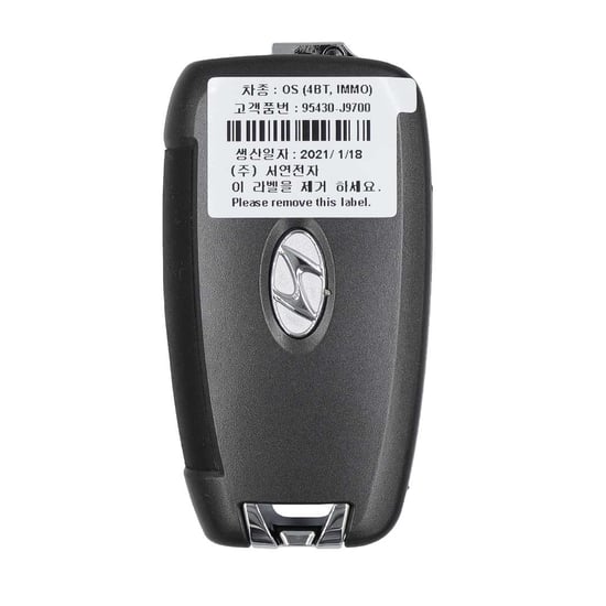 New-Hyundai-Kona-2019-Genuine-OEM-Flip-Remote-Key-4-Buttons-433MHz-OEM-Part-Number:-95430-J9700---Emirates-Keys
