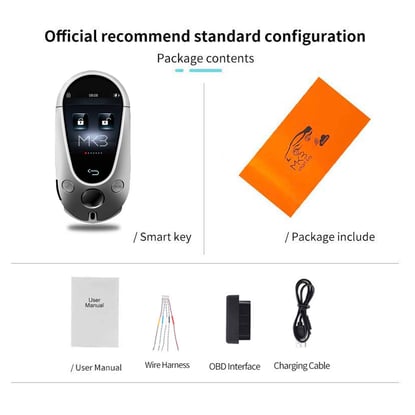 New-LCD-EN700-Smart-Key-PKE-System-For-All-Keyless-Car-Mercedes-Benz-Style-Silver-Color----Emirates-Keys
