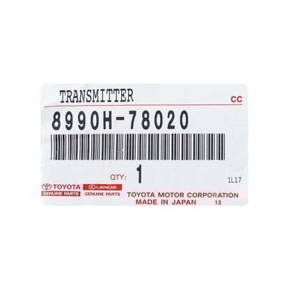New-Lexus-LX600-2022-Genuine---OEM-Smart-Remote-Key-3+1-Buttons-315MHz-OEM-Part-Number:-8990H-78020---FCC-ID:-HYQ14FLC---Emirates-Keys