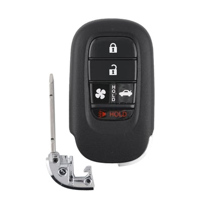 New-Aftermarket-Honda-2022-Smart-Remote-Key-4+1-Button-Auto-AC-Sedan-Type-433MHz---FCC-ID:-KR5TP-4---Emirates-Keys