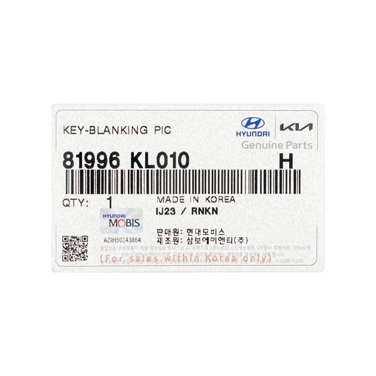New-Hyundai-Genuine---OEM-Smart-Remote-Key-Blade-OEM-Part-Number:-81996-KL010-,--81996KL010---Emirates-Keys